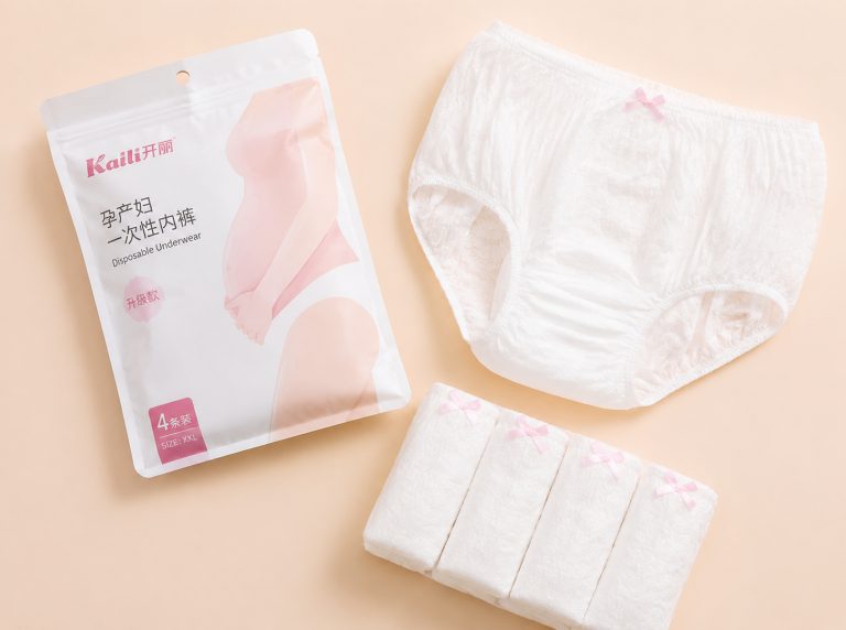 日照纯棉高腰孕妇一次性内裤